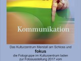 Plakat zurAusstellung "Kommunikation" (Foto: Dieter Seefeldt)