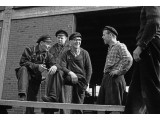 "Fofftein" machen gehört auch zur Arbeit der Schauerleute (Hamburger Hafen 1964)